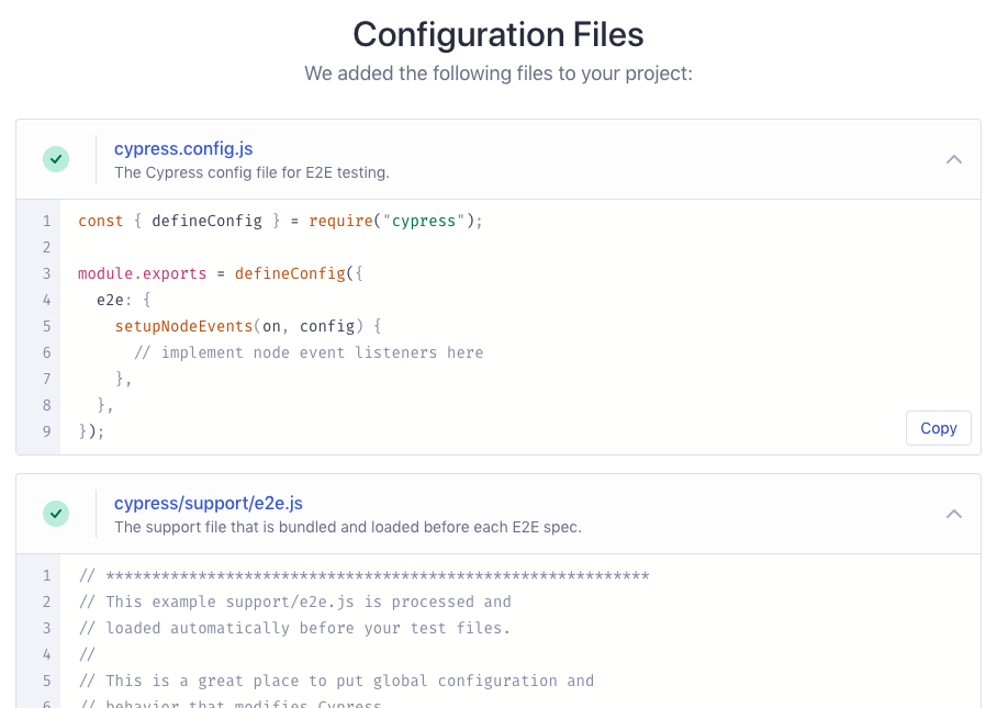 Config Files
