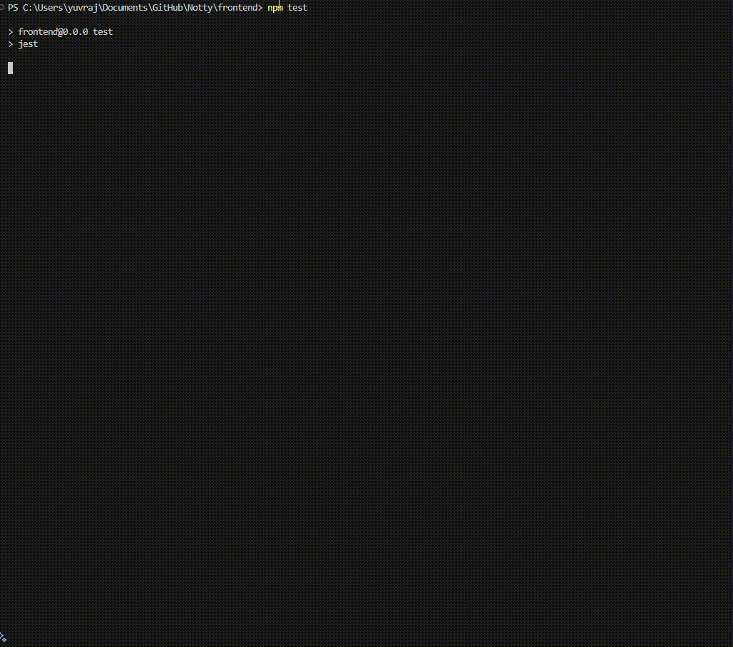 frontend testing